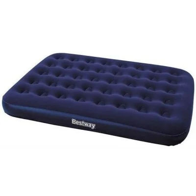 Bestway Flocked Bed/Double/75"*54"*8.5" - Blue